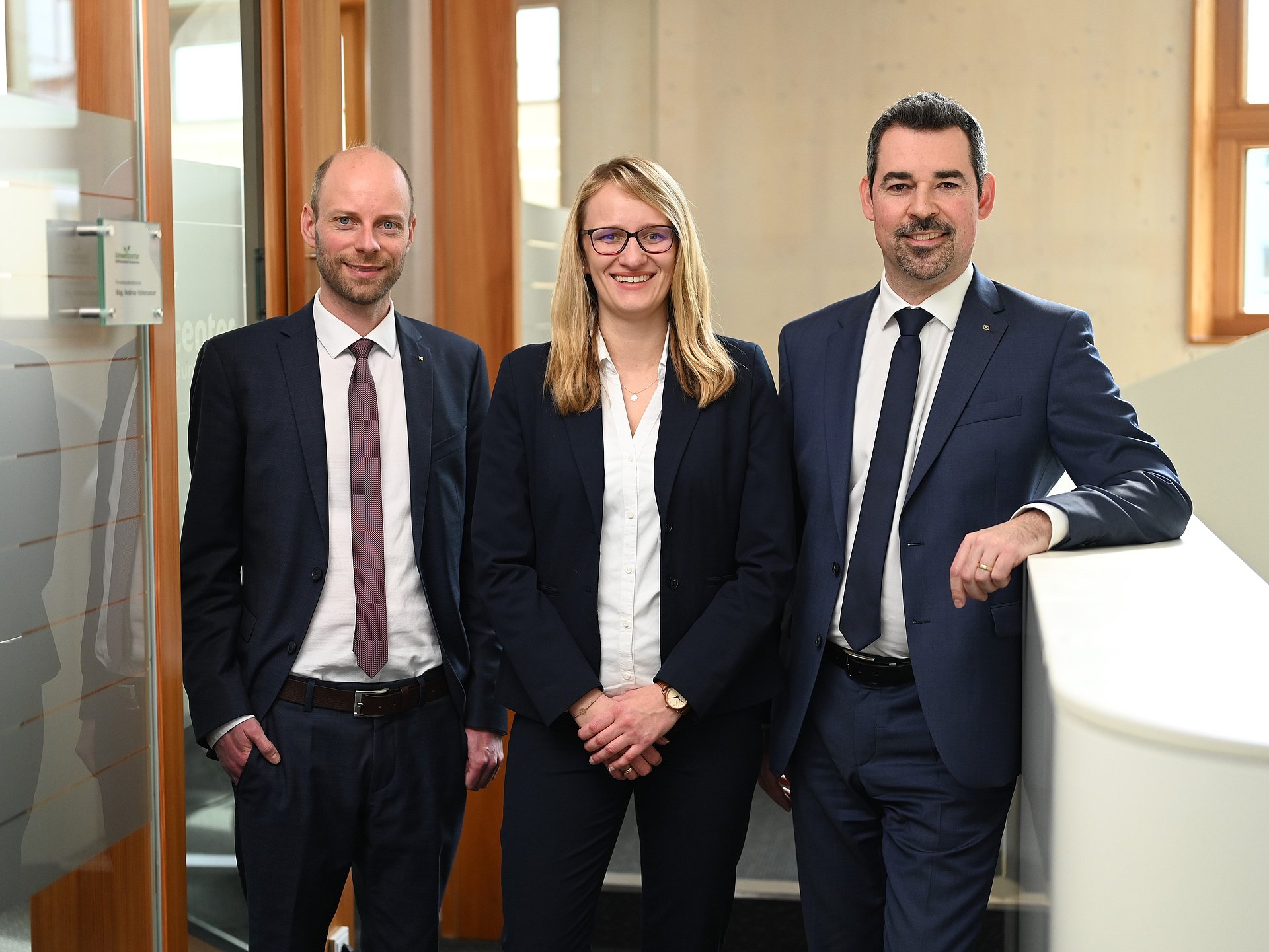 Mag. Michael Kammerer, Mag. Kristina Haselgrübler und Mag. Andreas Hohensasser