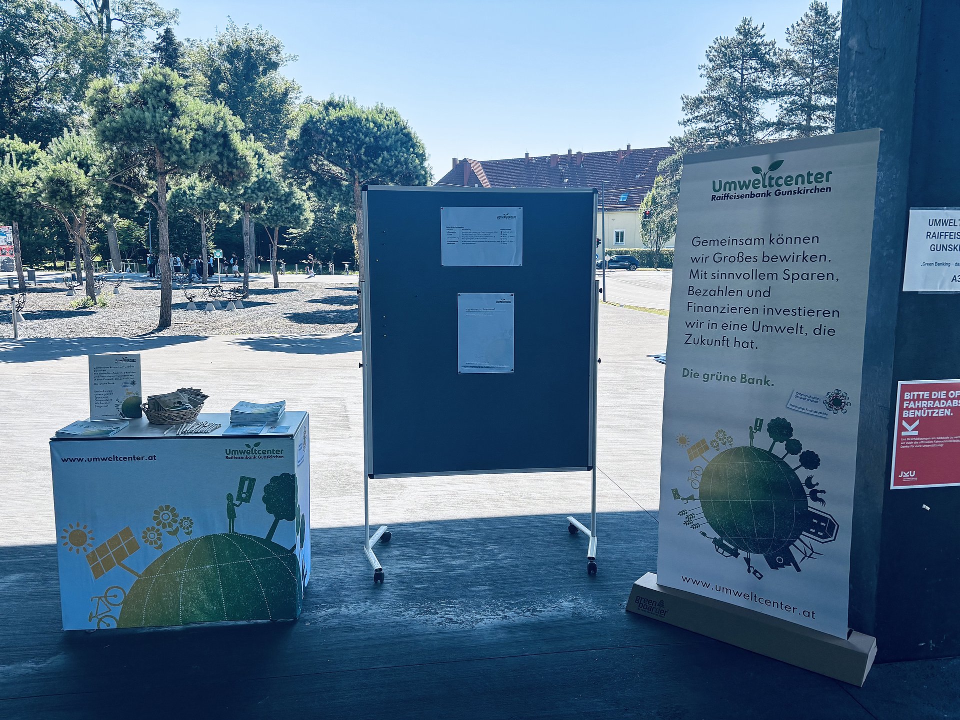 Unser Workshop-Stand auf der JKU